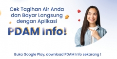 MUDAHNYA BAYAR TAGIHAN REKENING AIR PERUMDA  AIR MINUM KAB. TTS DENGAN APLIKASI PDAM INFO